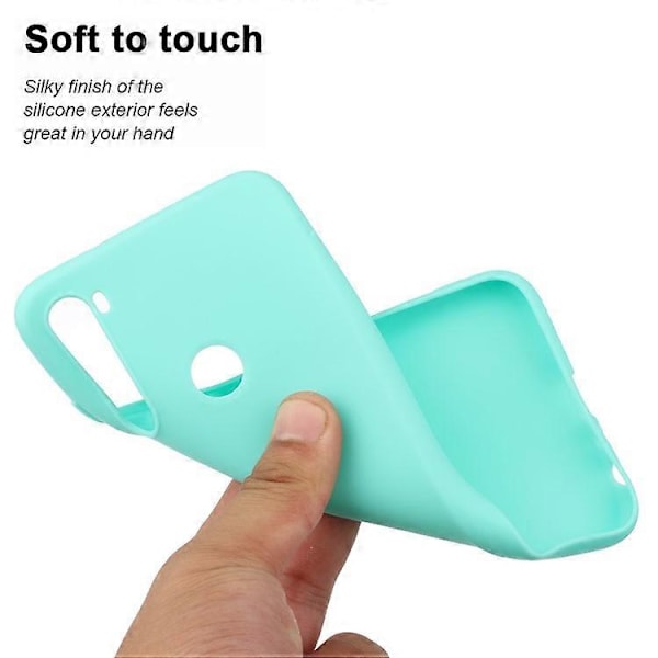 Mjukt Frostat TPU-skal Kompatibelt med Xiaomi Redmi Note 8 LightBlue