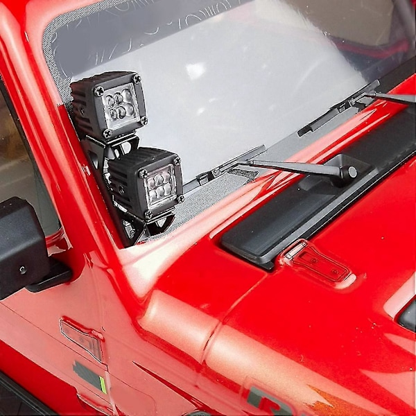 Modifierade Strålkastarspotlights Biltoplyktor Stötfångarlyktor för AXIAL SCX10 TRX4 TRX6 1/10 RC Crawler Bil, C Svart