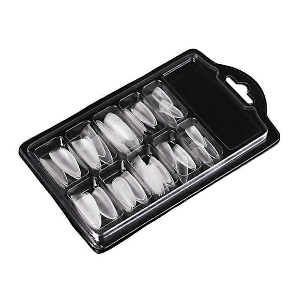 Bærbar Klar Neglekunst Tip Falsk Negleplaster DIY Manicure