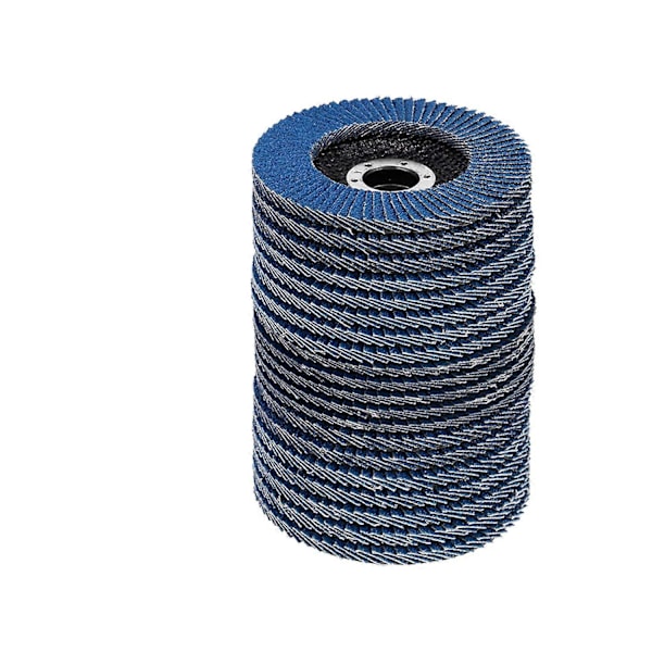 20x Lamelslibeskiver 115mm i diameter Slibning 40 60 80 120 Korn Slibeskiver 4,5\" Mix