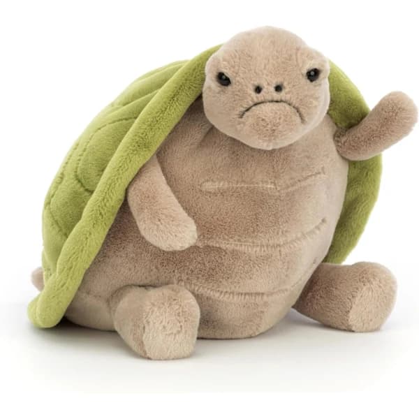 Plys Skildpadde, 28 cm – Krybdyr Tøjdyr – Klassisk Børnegave