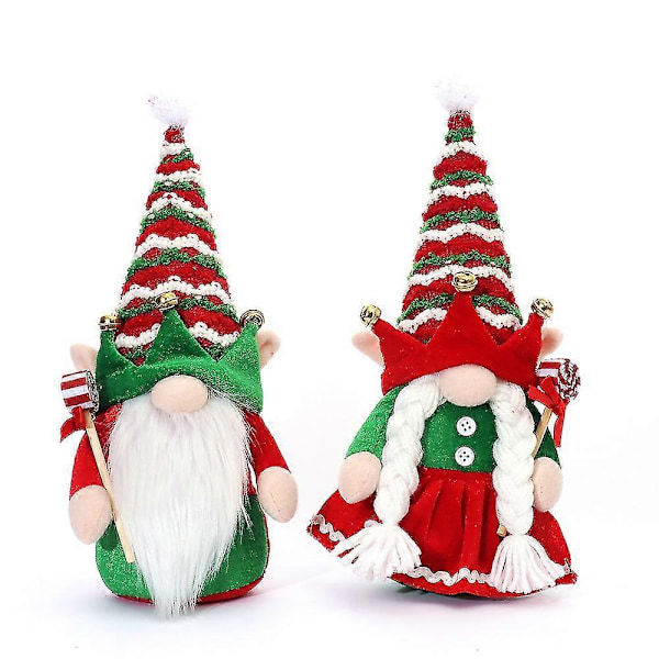 Christmas Gunk Pehmolelu Kääpiö pehmonukke 30 cm punainen vihreä