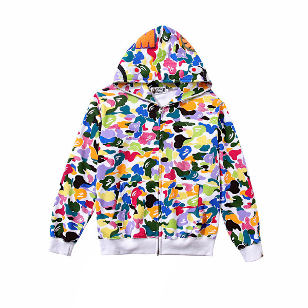 Ny casual med huvtröja för män med digitalt print med hajhuvud style 3 4XL