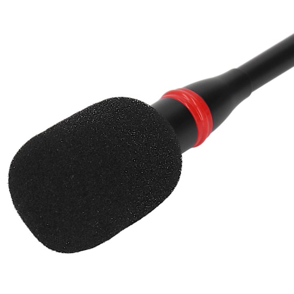 Konferencemikrofon 3-benet Svanenhalsmikrofon Sort Fleksibel Plug-in Aluminium Afspilning