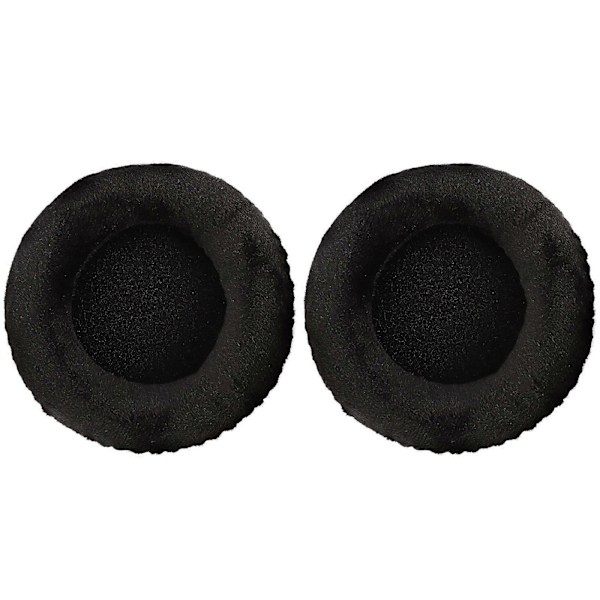 Ersättningsöronkuddar för hörlurar, kompatibla headset-öronkuddar för långvarig användning, svart minnesskum, 2-pack