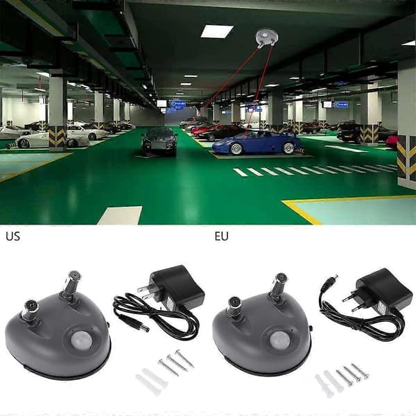 Park Dual La-ser Garage Assist Parkeringsguide ABS Bilgarage Sensor för Bil