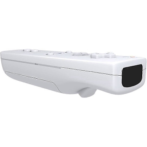 Korvaava Wii-ohjain 2 kpl, Wii-kaukosäädin, silikonikotelolla ja rannehihnalla, kaukosäädin Wii/Wii U:lle, valkoinen-hyvä