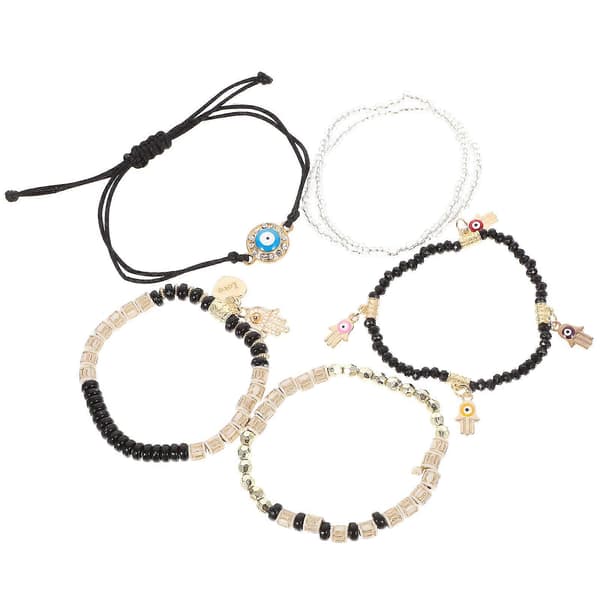 Kvinnor Pärlarmband Multi Lager Modeaccessoar Rund Form 6st