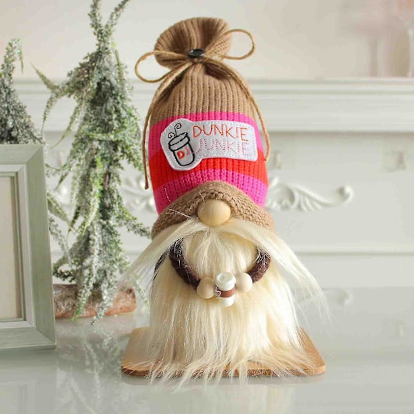 Sæsonbestemt & Julepynt Dejlige Ansigtsløse Gamle Mand Dukke Ornamenter Kaffekop Strikket Dukke Rudolph Ornamenter Q