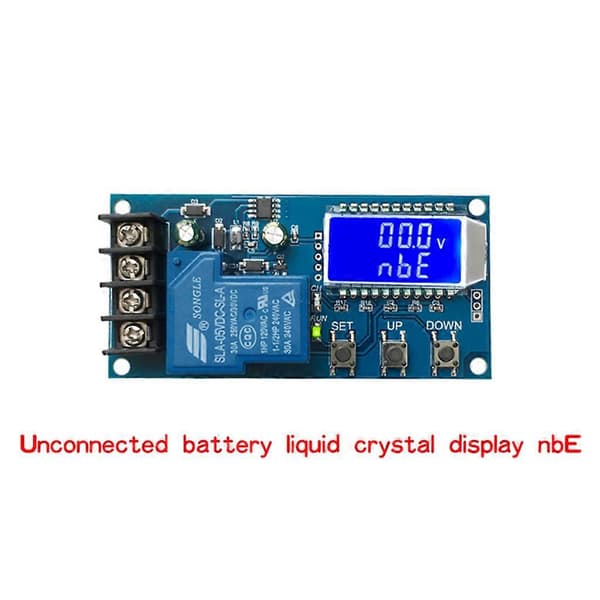 30A 6-60V Batterilader Kontrollmodul Overladningsbeskyttelse Kontrollbryter