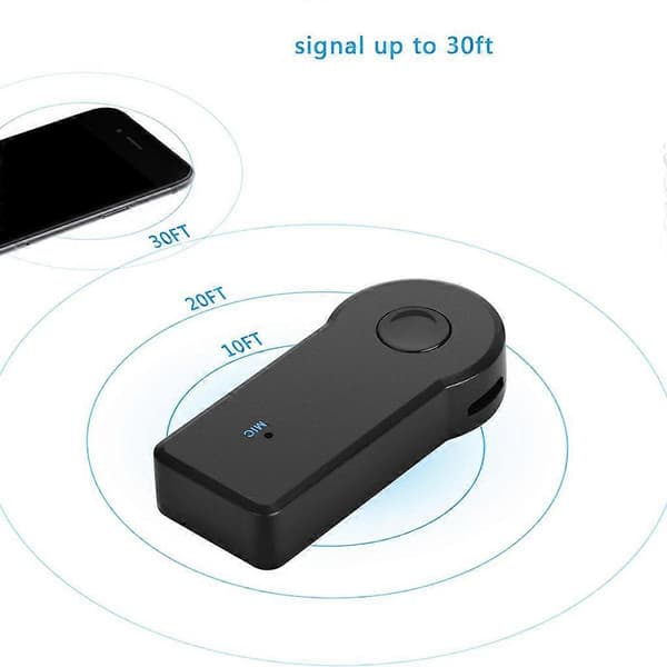 Trådløs Bluetooth-kompatibel mottaker sender 3,5 mm jack for bilstereo
