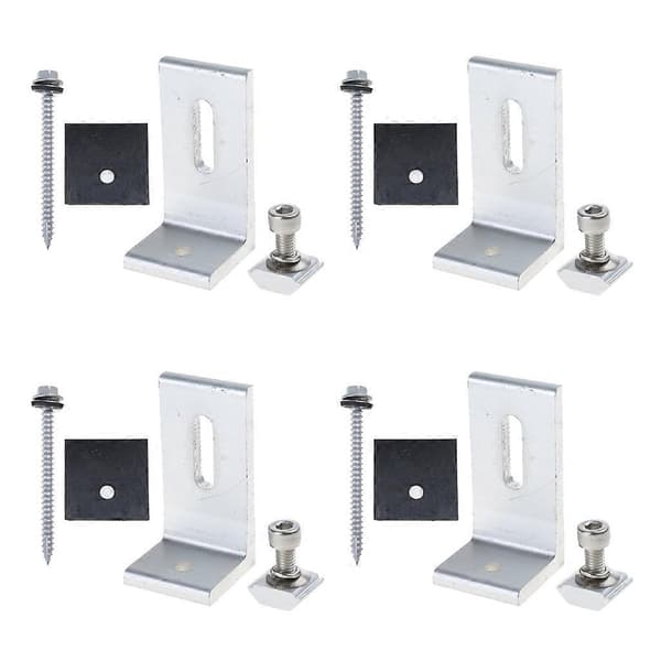 Takmonteringsbrakettsystemsett for 1-4 solcellepaneler