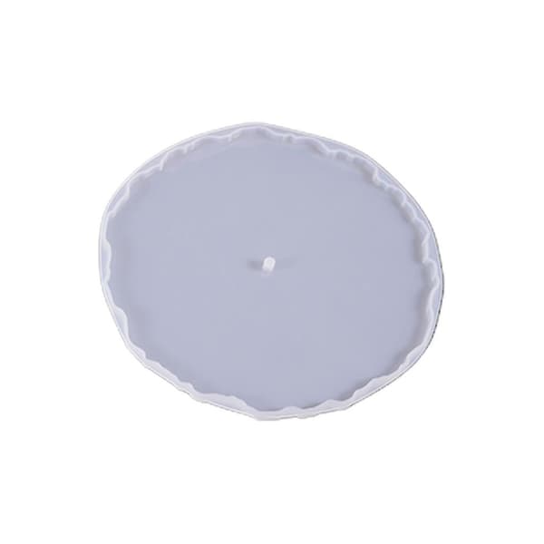 DIY Silikoneform Bakke Coaster Resin Form Serveringsbræt Plade Epoxy Resin Form-fg