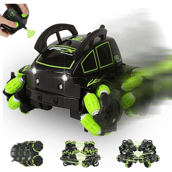 Fjärrstyrd Driftingbil för Pojkar och Flickor, 2.4 Ghz RC Stuntfordon 360 Roterande Sport, Radiostyrda Driftingbilar Glidande Inomhus Utomhus för 4 -