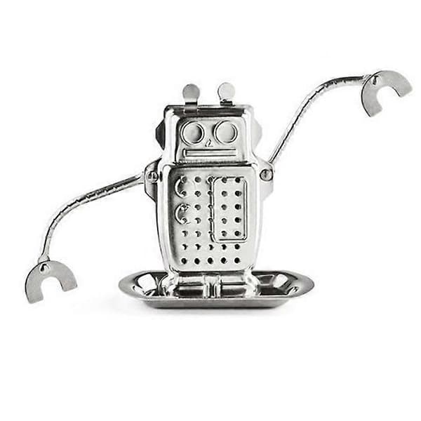 Te-filter, robotform i rustfrit stål l Løs teblad-tesi til husholdningsbrug