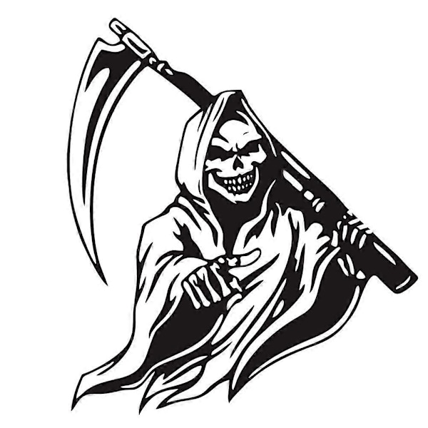 Grim Reaper Le Bil Klistermærke Universal Klæbende Bil Klistermærke Bil Dekorativt Klistermærke
