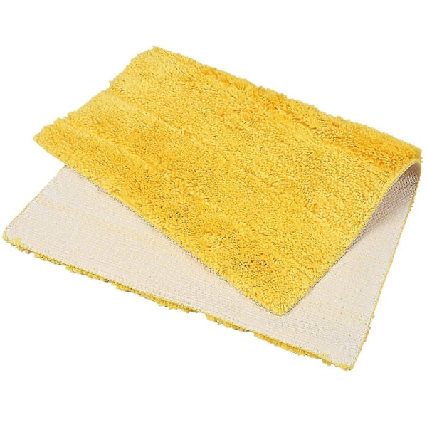 Tæppe Absorberende Skridsikkert Tæppe Europæisk T-stribe Badeværelsesmåtte Tæppe Hjemmedør 45 X 65cm Gul (haoyi)