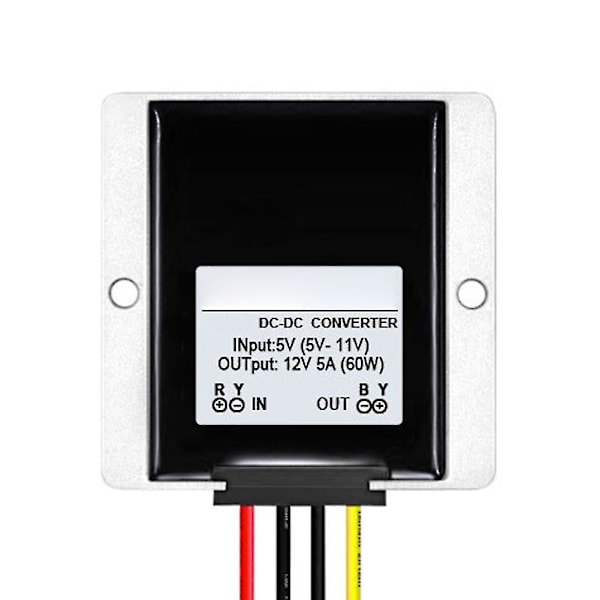 DC-DC 5V-11V til 12V 10A/8A/5A ABS Boost Modul Strømforsyning Step-up Adapter Q