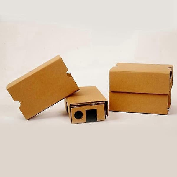 6 stk. 3D-briller til Cardboard V2 VR 4,5-6 tommer + hovedbøjle 3D VR Virtual Reality-briller