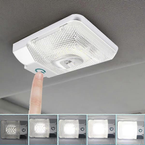 RV LED Læselampe Universal Autocamper Campingvogn Indvendig Loftkuppel Lys