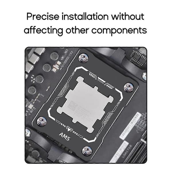 BC-AM5 CPU Kontaktram Anti-Bend Spänne för AMD AM5 Förbättrad Säkerhetsram