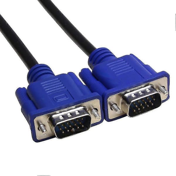 30cm VGA Forlængerkabel Han til Han til PC Computer Skærm Projektor