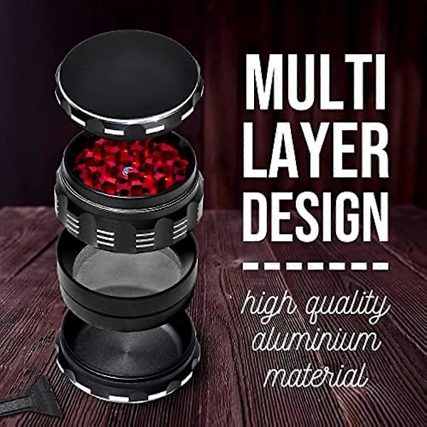 Mattamusta metallinen maustemylly