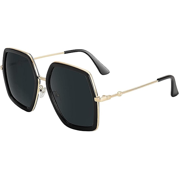 Ubiuo Oversized Store Mode Solbriller til Kvinder Irregulære Mode Shades