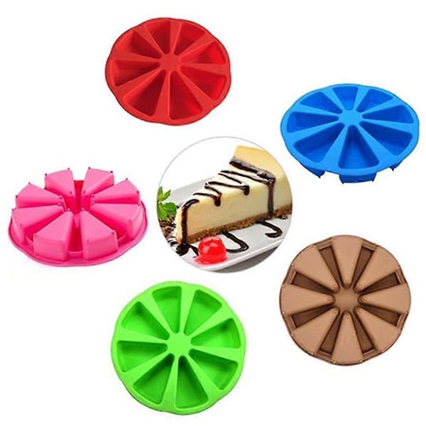 Silikone Bage Kage Budding Gelé Muffin Cupcake Trekant Form DIY Værktøj