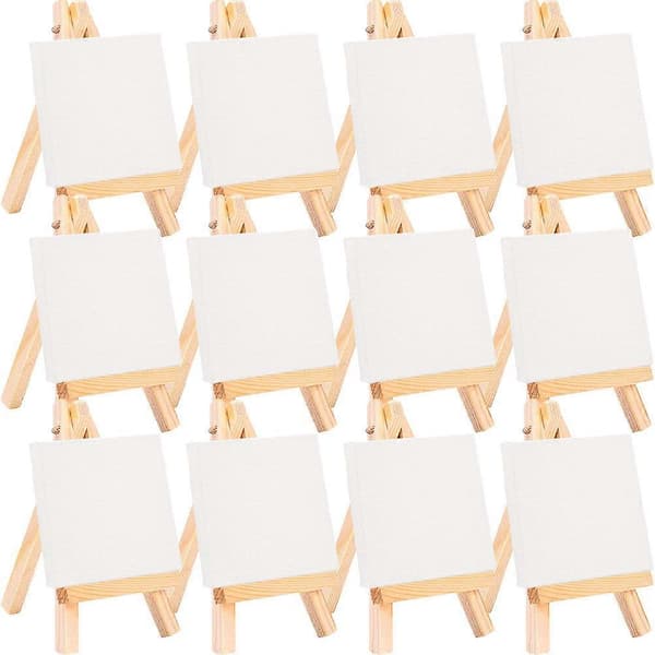 Stabil Mini Lærredsdisplay med Staffeli, Designet til Alsidig Kunstnerisk Udfoldelse