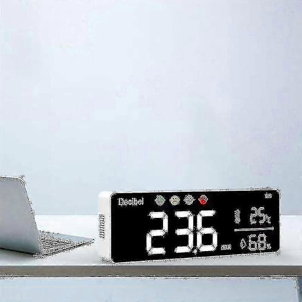 Dm1306d Digital Decibel Sound Meter Smart Wall Mounted Noise Detector(,)