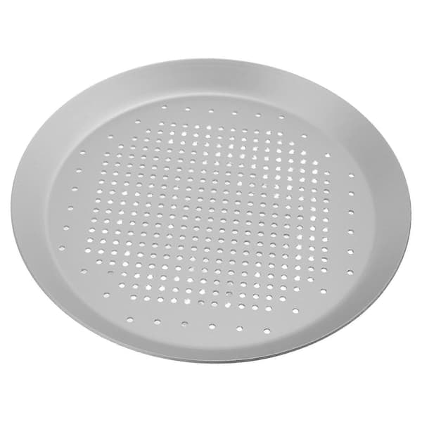 Pizzapande Aluminiumlegering Perforeret Design Non-stick Bageværktøj til Hjemmekøkkenbrug 1 sæt