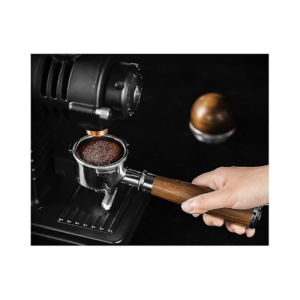 54 mm espressokahvan suodatin, kaksoisnokallinen kahvikahvan suodatin ruostumattomasta teräksestä valmistetuilla kahvan suodattimilla ja
