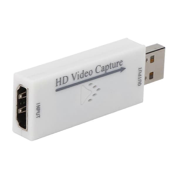 1080P Video Grabber HDMI til USB 2.0HDMI Support OBS Recorder med CD til Game Video Live Streaming