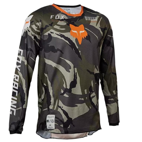 Sommar FOX mountainbike terrängdräkt MTB lång T-shirt XL
