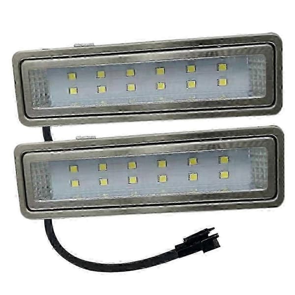 2-delt rektangulær emhættelyspanel 15W 120mm 12V DC 230V Ventilationspære Køkkenfilterlampe 20W Halogenækvivalent