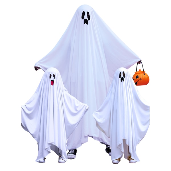 2023 nya Halloween barndräkter maskerad barn vuxen spökmantel mantel kläder klä upp style 2 M