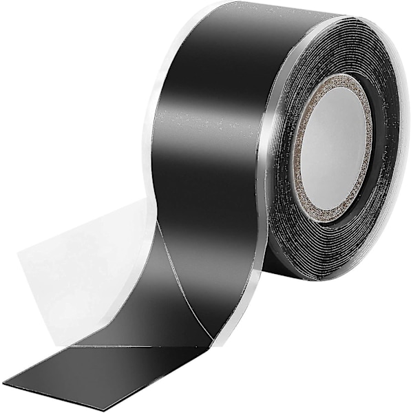 Uima-altaan liitos- ja tiivisteosa silikoniteippi, eristysteippi ja tiivistysteippi 25mm*3m Guazhunithe Musta A
