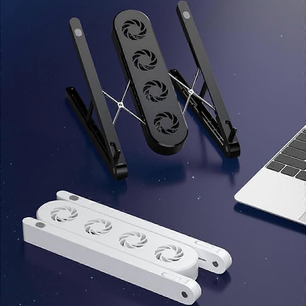 Kølepude Riser Laptop Stand Støtte Base Foldbar Justerbar Holder Stand