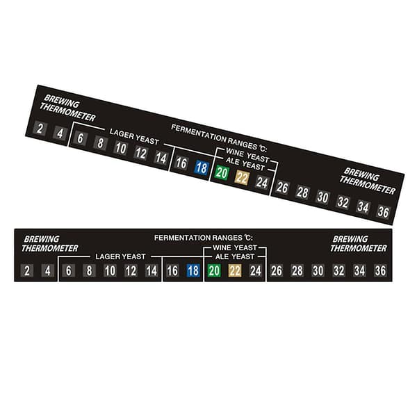 Självhäftande digital termometer för hembryggning