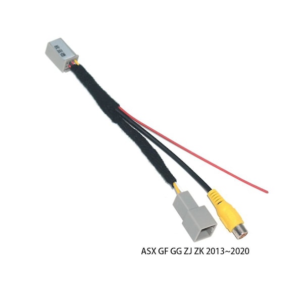2 st Bil Backkamera Rca Video Omvandlarkabel Adapter För Asx Gf Zj