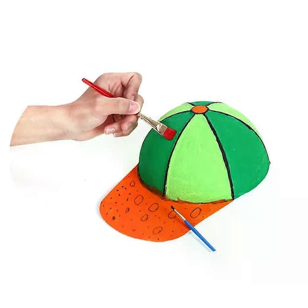 3 stk. baseballcaps i bomull, blanke, hvit caps, bulk, stilige, blanke brem, DIY-malerhatter, unisex