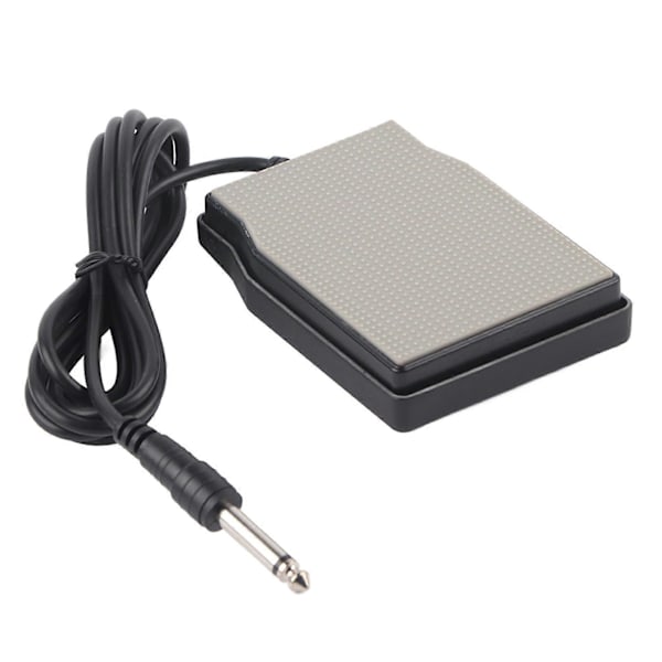 Elektrisk Keyboard Sustain Pedal Dämpare för Digital Piano Instrument Tillbehör Vit