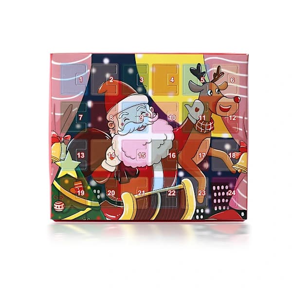 Julklapps Nedräkningslåda DIY Pärlbox Julgåva