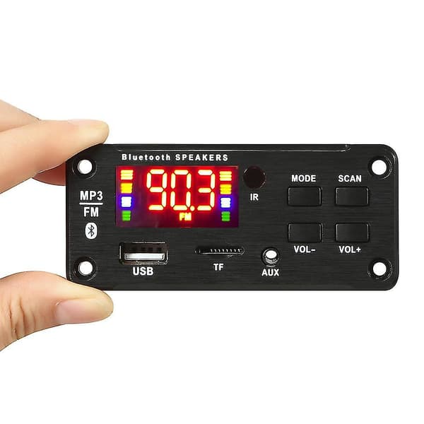 Mp3 Bluetooth Decoder Board 2x25w Usb Fm Radio Tf Usb 3.5 Mm Aux Musikafspiller Til Biltilbehør D