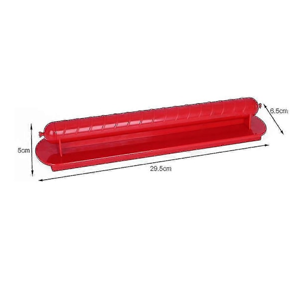 Hot Dog -viipalointityökalu - 10 tuumaa - Punainen turvallinen ruostumaton teräs