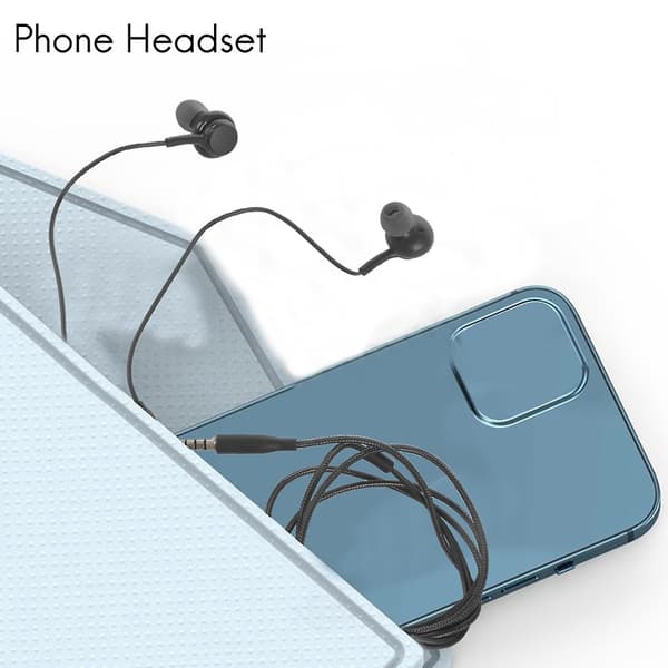 3,5 mm Jack In-ear Høretelefoner Super Klare Ørepropper Lav Bas Høretelefon Støjreducerende Øreprop Headset Med Mikrofon Til Android System