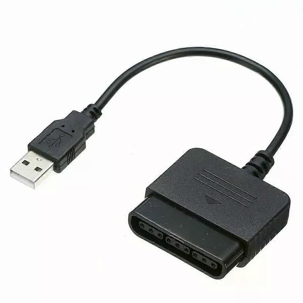 1 stk. USB-adapter PS2 til PS3 PC-videokonverter til spilcontroller Høj kvalitet Holdbart spiltilbehør