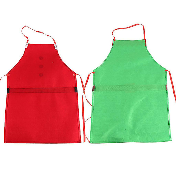Julförkläde för Vuxna, Tomteförkläde, Elf-Förkläde, Justerbart för Julfest, Kock, Matlagning, Restaurang, Husstädning, Trädgårdsarbete