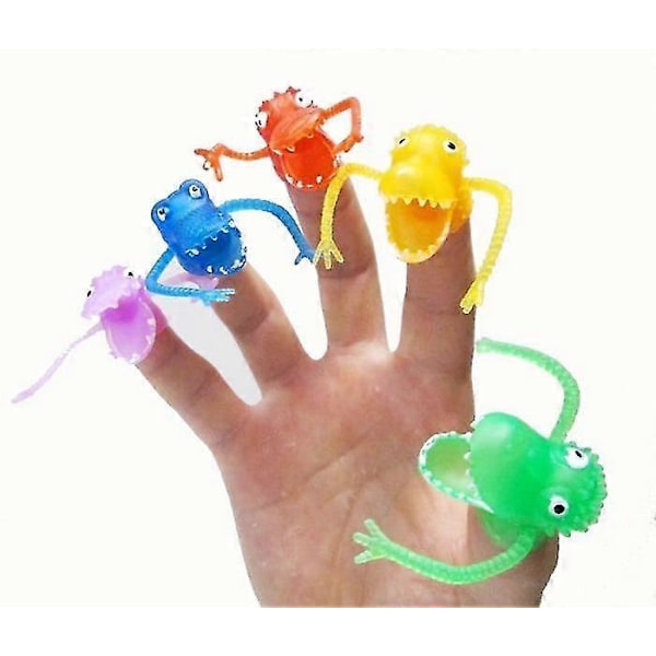 Monster Fingerdockor - Set med 10, Dockor för Barn, Perfekt för Kalaspåsar och Barnkalas